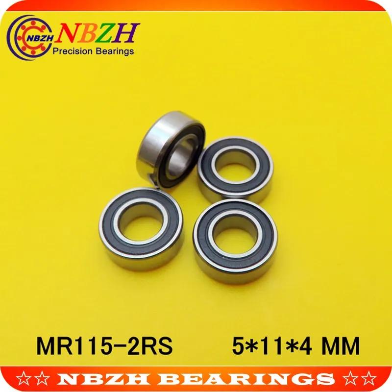 NBZH , ǰ ABEC-5 Z2V2 EMQ MR115-2RS, 5*11*4mm ̴Ͼó   MR115RS L1150, Ʈ 10 